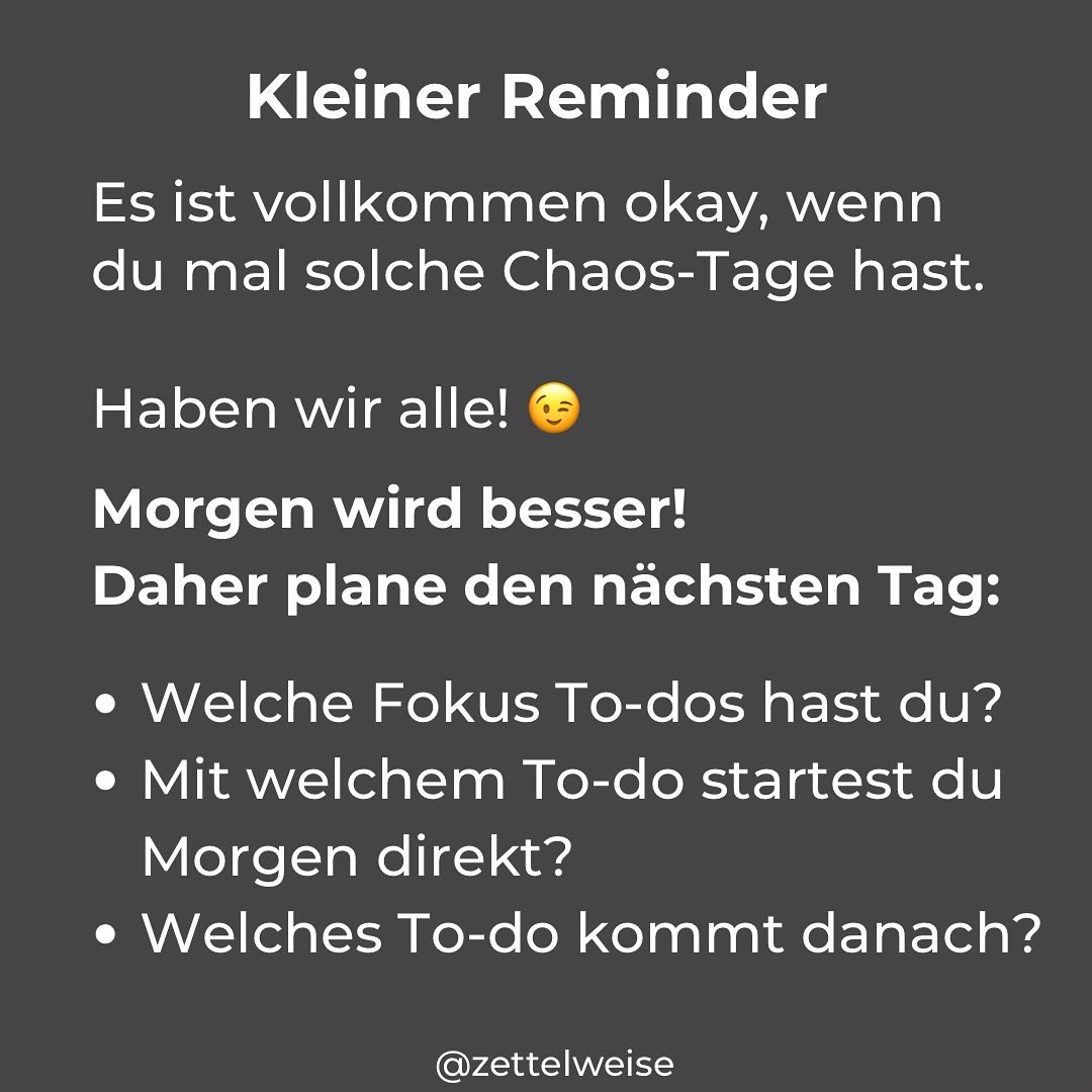 zettelweise's tweet photo. Kleiner Reminder: 
Nobody’s perfect.
Selbst die nicht, die immer perfekt organisiert wirken. 😉

#nobodysperfect #selbstorganisation #mehrrealitätimleben #durchatmen #morgenistauchnocheintag https://t.co/mZnETIxmas
