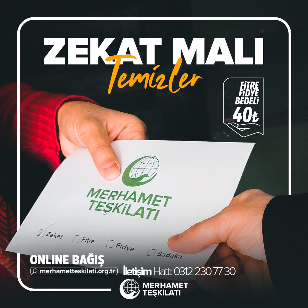 #Zekat
#Fitre
#Fidye

#Ramazan MERHAMETLE GÜZEL...
<a href="/MerhametSTK/">Merhamet Teşkilatı</a>