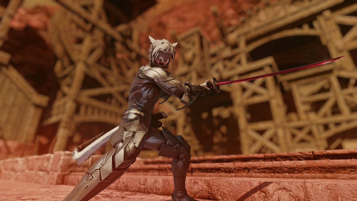 Diet_toxin's tweet photo. Time to blast Metal Gear Rising OST with this glam #FFXIV #ff14 #glamour #FinalFantasyXIV https://t.co/c4zIzIOImX