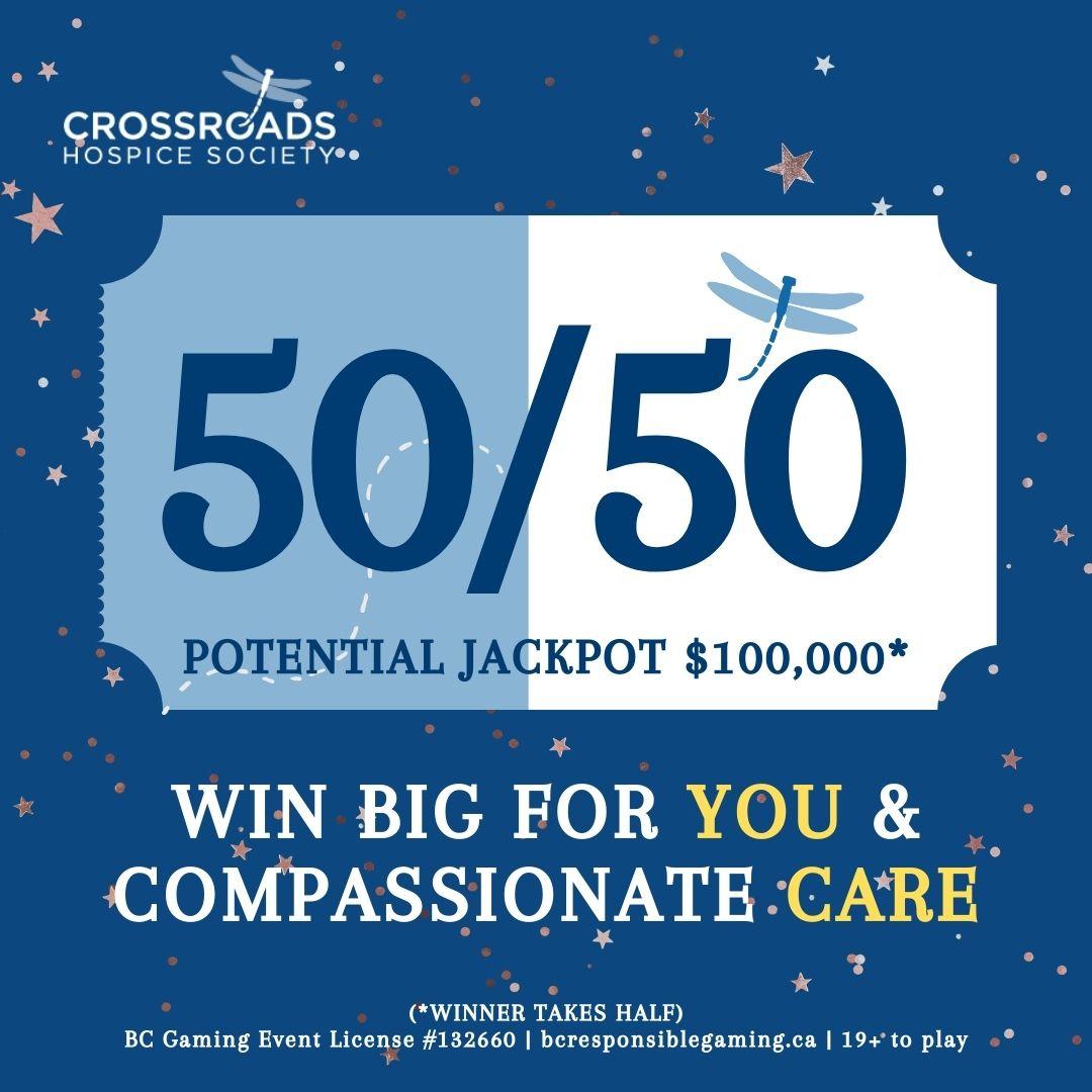 Get your tickets today and PLEASE share with your friends! The more tickets sold, the bigger the pot grows! Support hospice care &amp; grief support! Visit: chs.rafflenexus.com/#CHSRaffle #5050 BC Gaming Event License #132660 bcresponsiblegaming.ca 19+ to play
