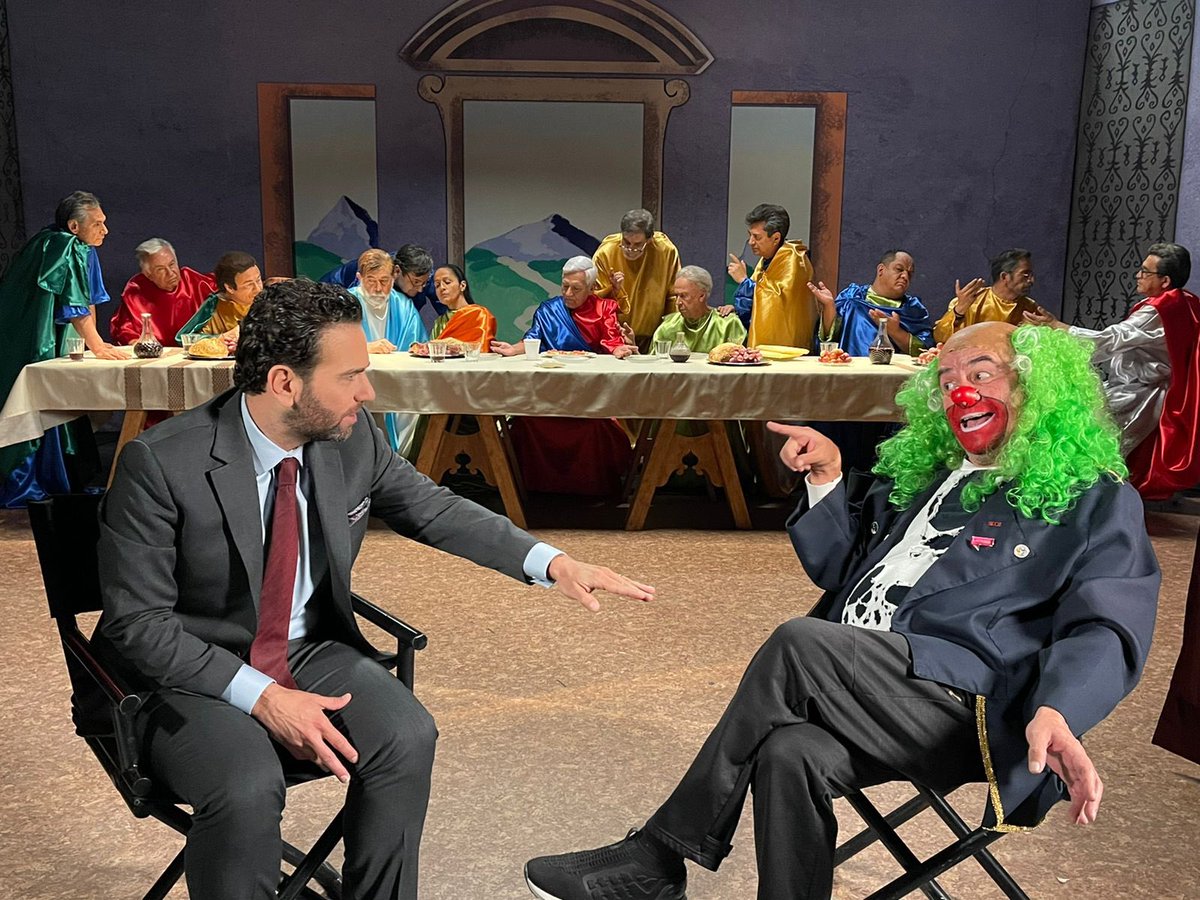 La última cena. Ya verán cómo se puso #BrozoyLoret en <a href="/latinus_us/">Latinus</a> <a href="/brozoxmiswebs/">brozo xmiswebs</a>.