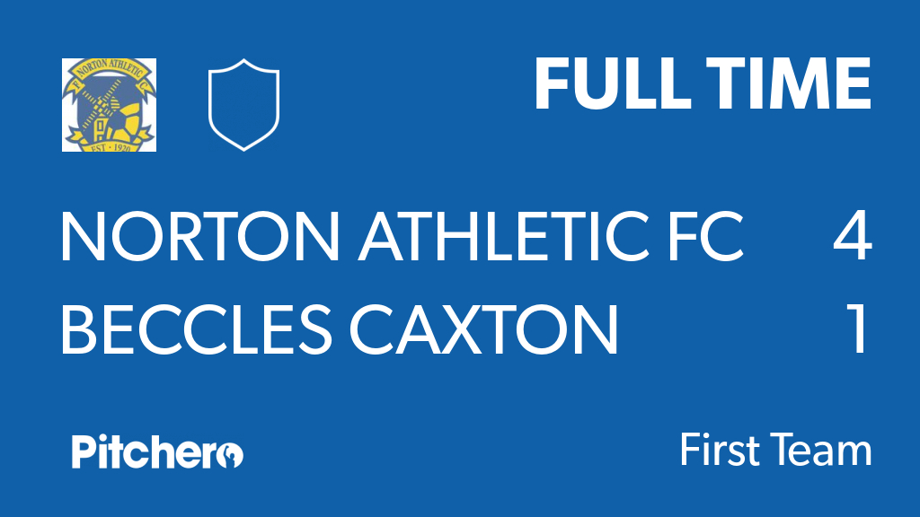 norton_athletic's tweet photo. FULL TIME: Norton Athletic FC 4 - 1 Beccles Caxton
#NORBEC #Pitchero
https://t.co/jqreuhyzJp https://t.co/PED23VUcZM