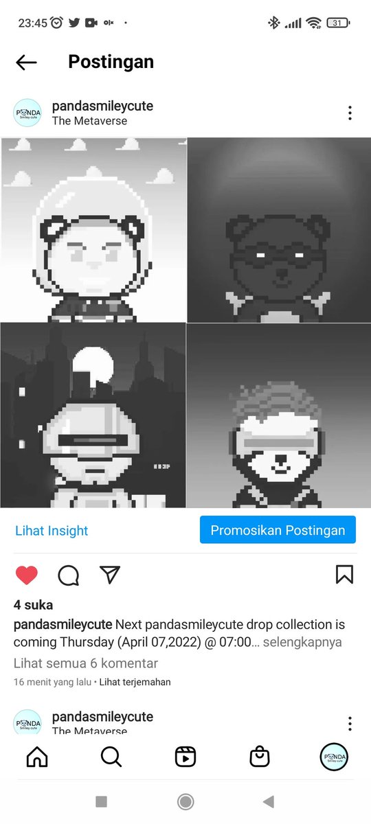 Next pandasmileycute drop collection is coming Thursday (April 07,2022) @ 07:00 PM EST 

MINT PRICE 0.0025 ETH

2 UNCOMMON ITEMS AND 2 RARE
ITEMS 
GRAB IT FAST🔥🔥🔥

<a href="/opensea/">OpenSea</a>  #nftcollector #nftcommunity  #nftartist #nftcollectibles #nftartgallery  #opensea #nftmarketplace