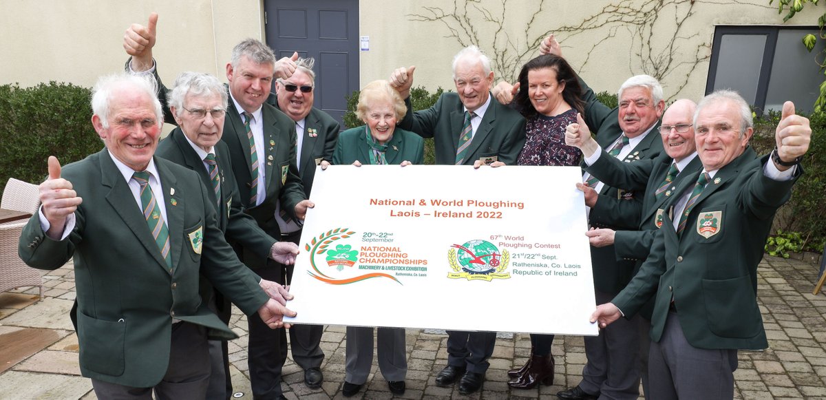 Ireland to host the 67th World Ploughing Contest bit.ly/3Kg7IAV on Sept 21st & 22nd in Co Laois where 25 countries from all over the globe will be battling to become supreme World Champions @morningireland @NTBreakfast @LunchtimeLiveNT @rtenews @TodayFMNews @kfmradio