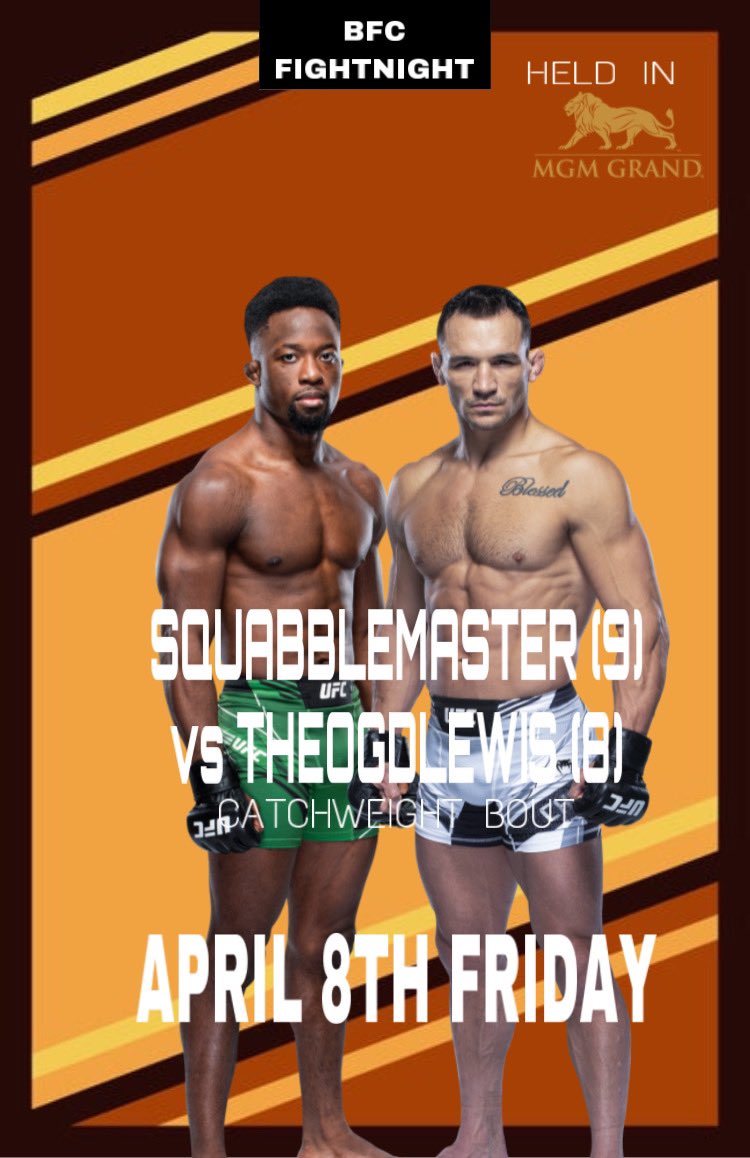 TheBFC_'s tweet photo. BREAKING NEWS:FINAL BFC FIGHT NIGHT 6 Fight https://t.co/gMiYoUsrE1