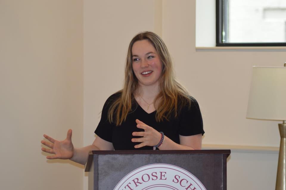 In the culmination of the Montrose educational experience, each senior completes her Capstone project; she researches a current social challenge and presents her findings and realistic solutions to a faculty panel. Read more at montroseschool.org/page/News-Deta…. #habitsofmind