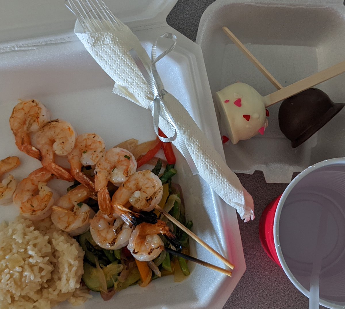 KerenJackson's tweet image. Yum! Thanks, @SMHS_SMCISD culinary students for a delicious #learninglunch