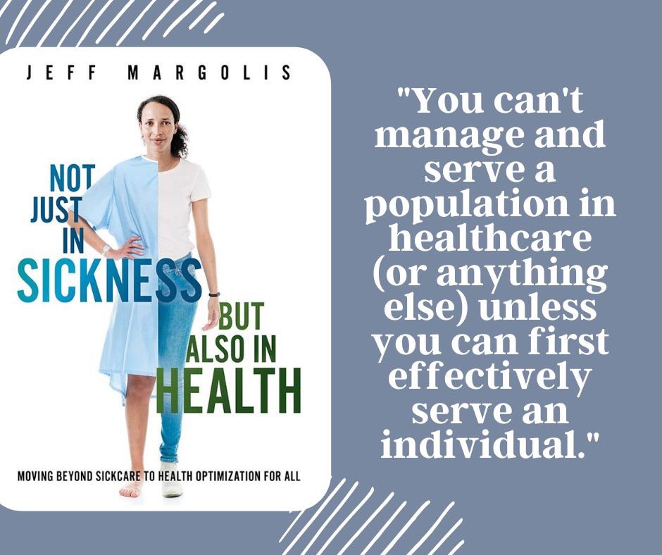 The health status or underlying #healthcare costs of a population is built one person at a time, which is why I spend a lot of time focusing on #personalization and the importance of viewing people as consumers rather than patients: lnkd.in/efThHr_d