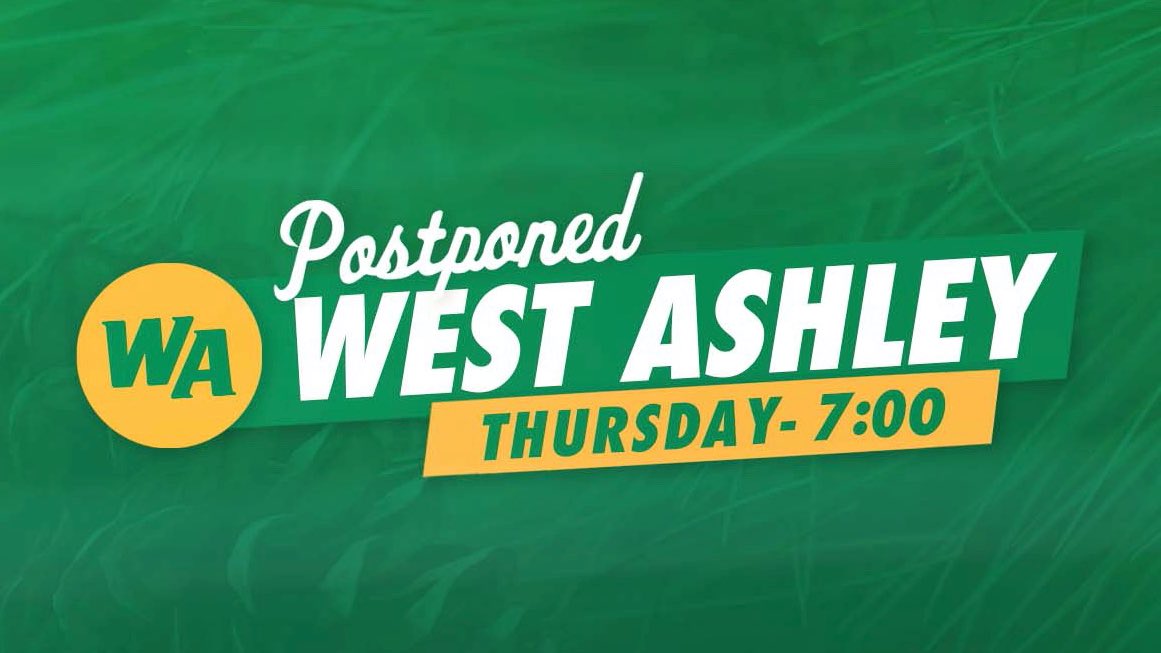 SummervilleBase's tweet photo. Tonight’s game against @WAHS_Baseball has been postponed. We’ll try again tomorrow at 7:00! https://t.co/6AndVkv52l