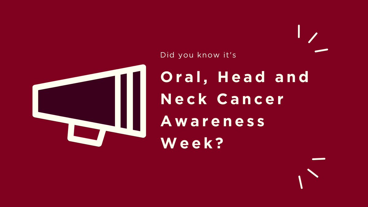 Learn more about head and neck cancers, from symptoms to treatment options. bit.ly/3wwfGiT #OralHeadAndNeckCancerAwarenessWeek #OralHeadAndNeckCancers