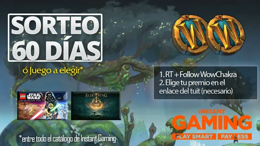 WowChakra's tweet photo. 💃 ¡SORTEO de ABRIL de 60 días de TIEMPO DE JUEGO o JUEGO A ELEGIR! 💃

Participa fácilmente:
✅ RT+Follow 
✅ Elige tu premio aquí https://t.co/RMzTYPeNsy (necesario para participar)

▶ Termina 30 de Abril
▶ Patrocinado por @InstantGamingES 

https://t.co/ARlkxuHMb1 https://t.co/YnuLyfsU2T