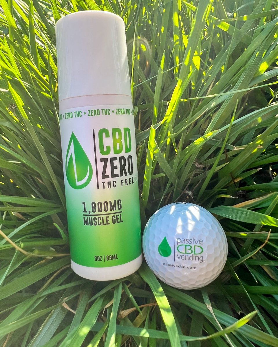 cbd_zero's tweet photo. It's a beautiful day for golf! Grab your CBD Zero Muscle Roll on! It's Un-fore-gettable, in every way! ⛳ 

#CBDVending #Vending #PureCBD #COA #LabTested #CBDHemp #CBD #CBDIsolate #CBDEducation #CBDProducts #Hemp #SelfCare #Softgels #Organic #SupplementGrade https://t.co/ZGMhl54FXE