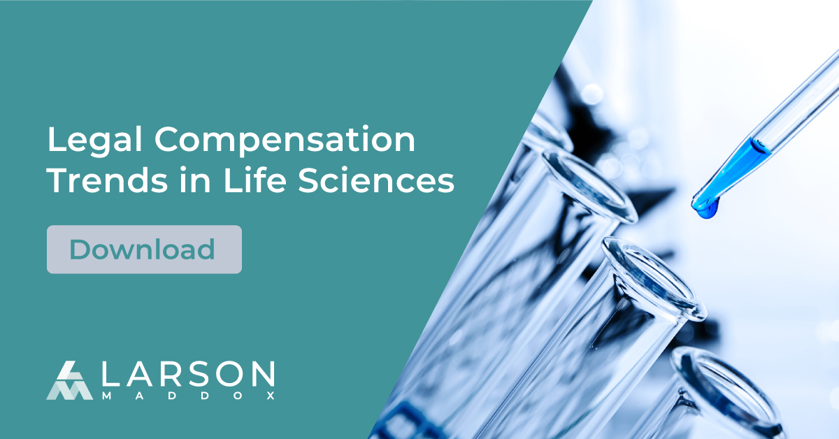 There is high demand for legal talent across pharma, biotech, &amp; healthcare, with many candidates juggling multiple job offers. As compensation plays a large factor in career decisions, discover more latest legal compensation trends in life sciences: bit.ly/3r3sigi