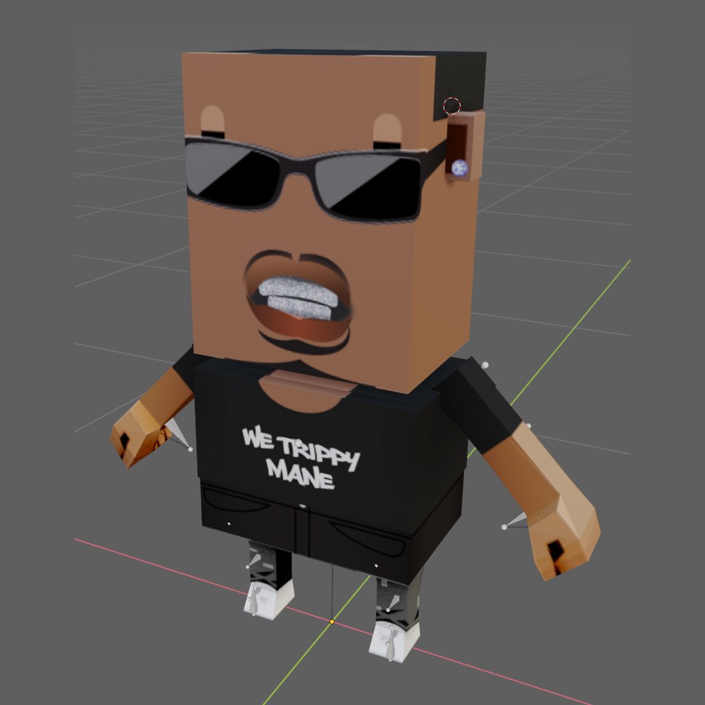 RealCrimeCraft's tweet photo. Gettin' lost in the CrimeCraft sauce. Let's get trippy mane. What other people would you want to see us recreate?

#gamedevelopment #gamedev #indiegame #gamedesign #indiegamedev #gamedeveloper #indiedev #indiegames #gameart #madewithunity #unity #blender #programming #indie https://t.co/bRwIyhWBVE