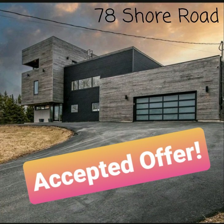 JoeRLP's tweet photo. ACCEPTED OFFER on 78 Shore Road! Was a busy week of showings and ended it with great news for my clients. Who is ready to sell? #acceptedoffer #royallepageatlantic #realestate #herringcove #buy #sell #list https://t.co/cOjZZjeLNB