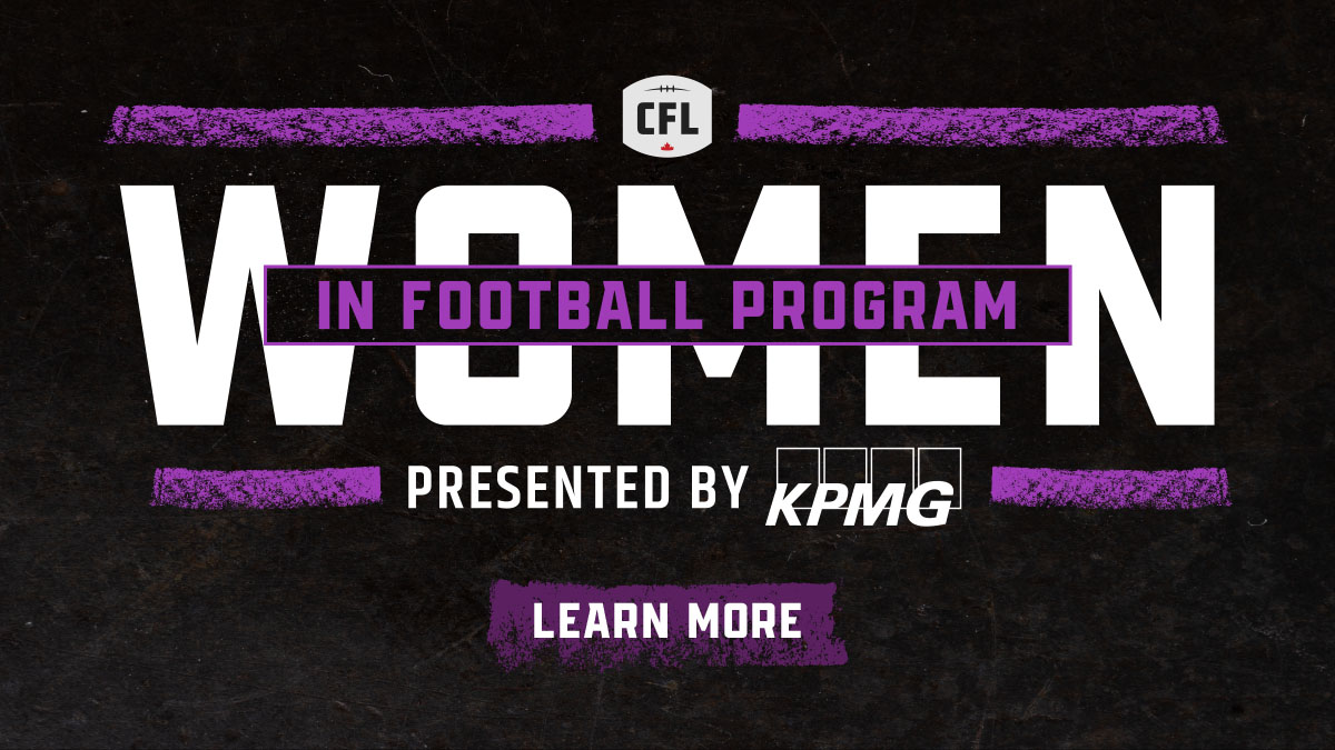 CFL's tweet photo. Applications are now OPEN for the Women in Football Program presented by @KPMG_Canada!
Learn more: https://t.co/mwY1cwC4fq
Apply here: https://t.co/ktdbCywQF5
#CFL | #DiversityIsStrength https://t.co/gbSTznfh5K
