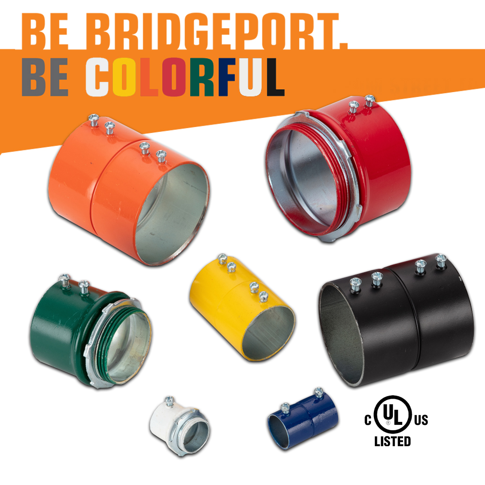 bptfittings's tweet photo. Find your connection with Bridgeport's Color-Coded Fittings! Bridgeport offers a color to meet your needs, including Red for Fire Alarms, Blue for Datacomm, Green for Healthcare and many more. 

Now Available in 1/2 in. through 4 in. trade sizes!

https://t.co/5qNXmaOwXW https://t.co/ZNYiY7cirf