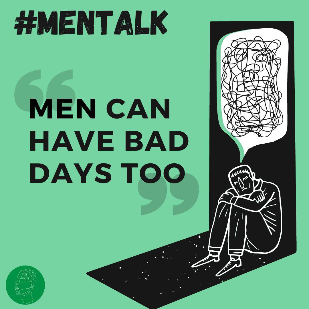 CioProsperity's tweet photo. REMINDER: Men CAN have bad days too.👌❤️ 
Don’t forget to sign up to our #mentalk workshop! We will be covering strategies on managing your wellbeing and improving your self care with experts!  Saturday 21st and Sunday 22nd May 10.00-4.30pm. 

Or ring on 0300 102 30 40 https://t.co/XMMl01D4vc