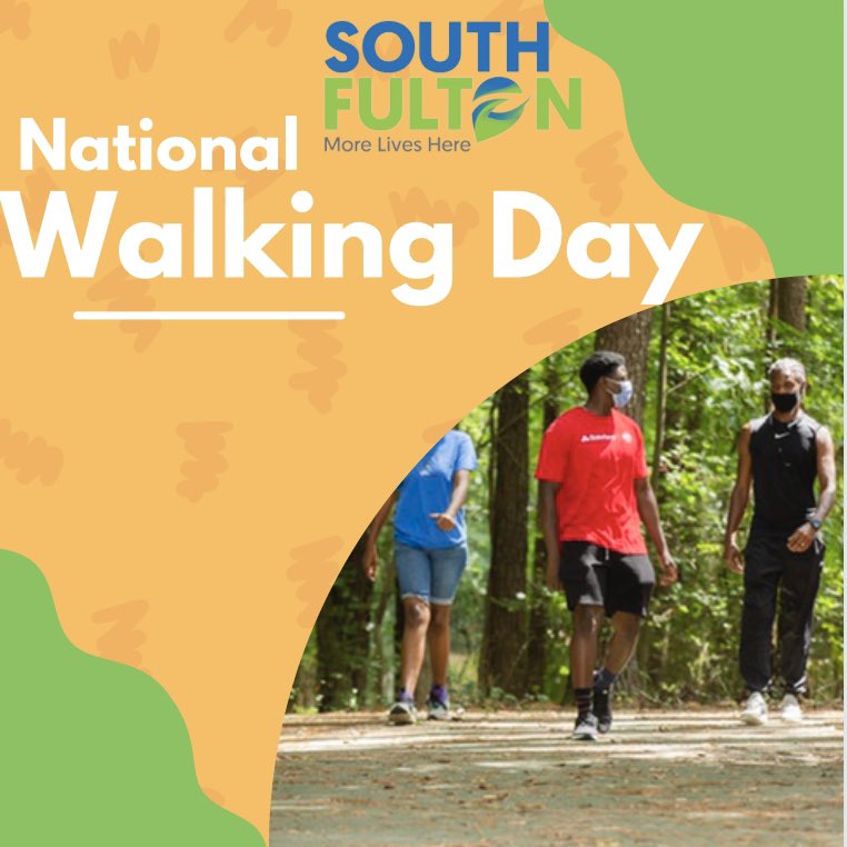 Today is #nationalwalkingday but you can find a trail everyday in City of South Fulton to enjoy a walk.
#clean-living #fitmomlifestyle #fitmoms #healthandhappiness #healthblog #healthjourney #healthliving #healthyandhappy #healthychanges #healthychoices #healthyfamily