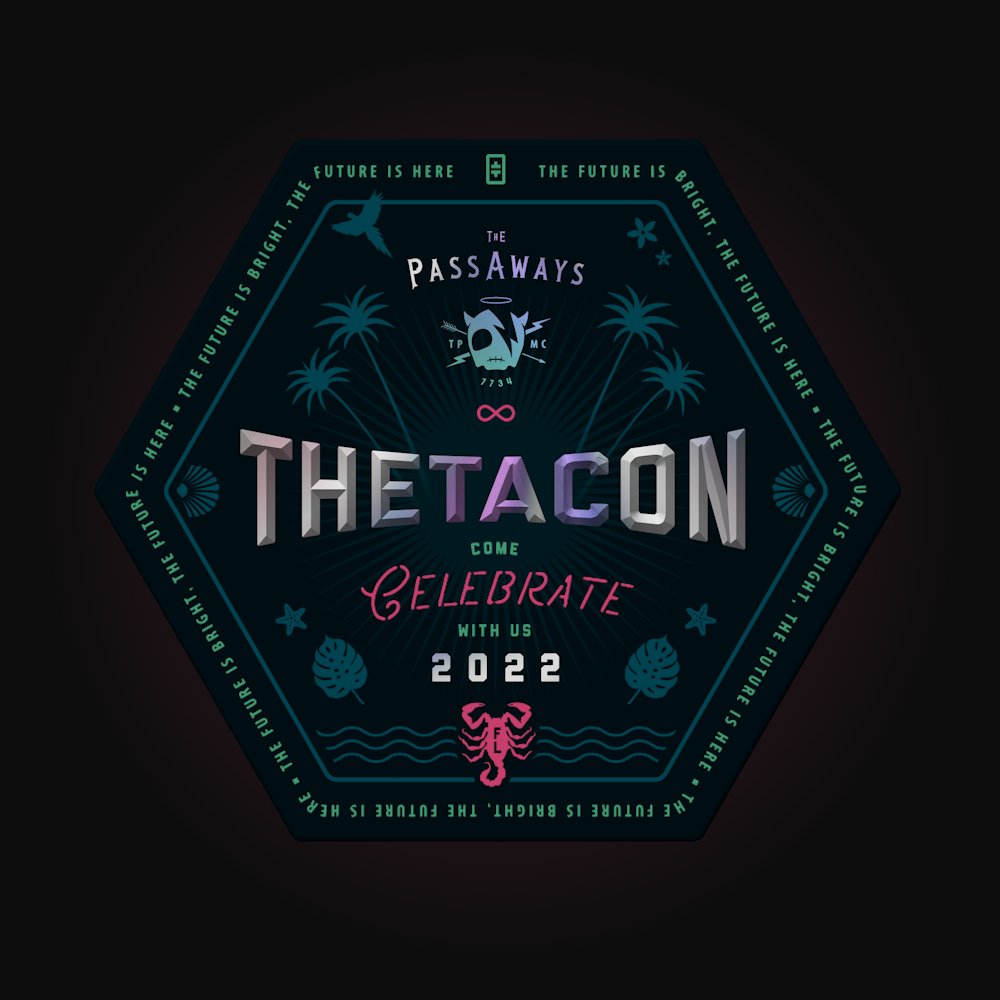 ThePassaways's tweet photo. Join us on 4/7/22 @ 2:00PM EDT for the @ThetaCon22 fundraiser drop on @OpenTheta!

Passaway ThetaCon Badge holders will have a chance to be airdropped a Custom 1/1 "Vacation Mode" Passaway on @ThetaDrop! 🏖️☀️

#NFTCommunity #NFTCommmunity #NFTGiveaway #NFTs https://t.co/kHLrmMwvIc