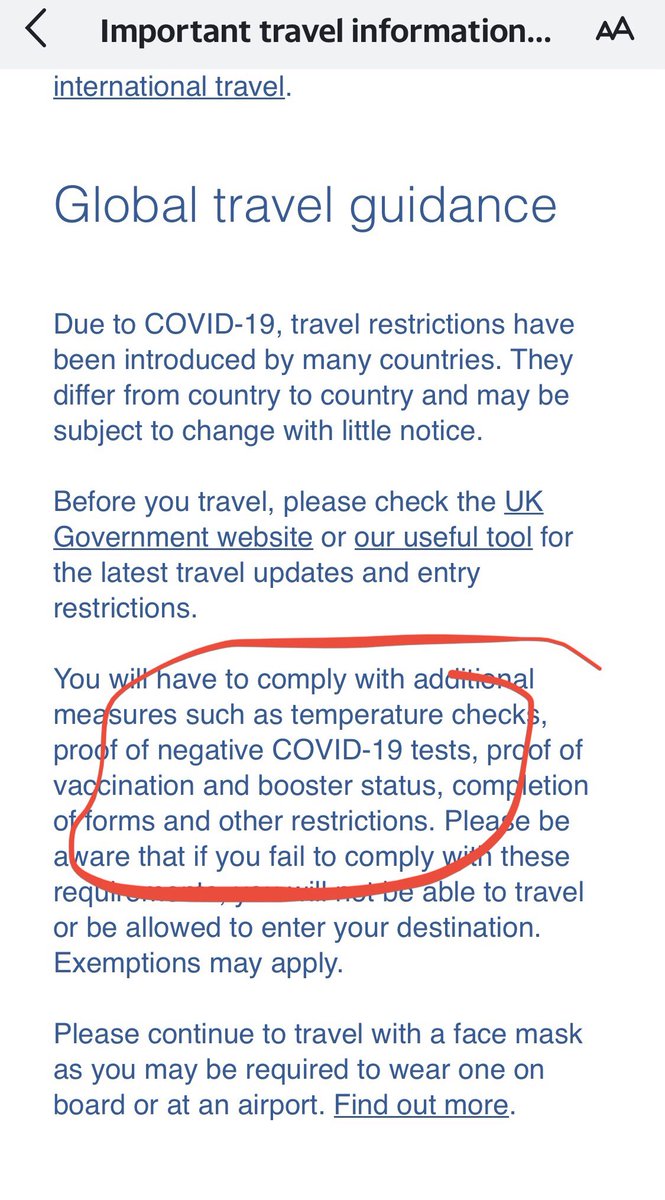 chopotte's tweet photo. @British_Airways Thanks for your response. I had already checked this link and it says that no negative test is needed but yesterday I received this email from you… Confusing… https://t.co/5dlruLsY1s