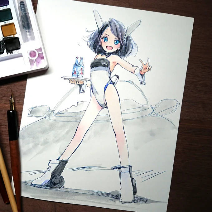 #無言で立ち絵を貼るとフォロワーが増えるらしい 
