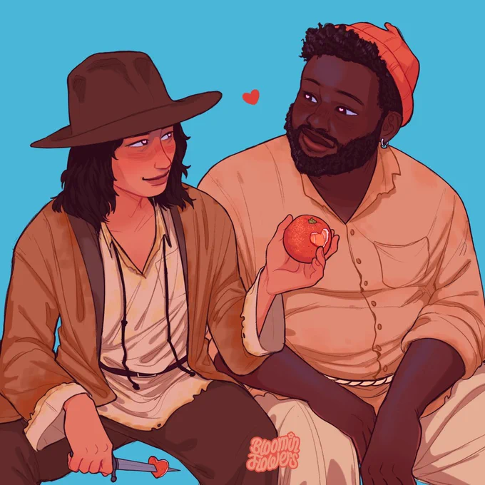 lovey dovey pirates 💗🏴‍☠️ #OurFlagMeansDeath 