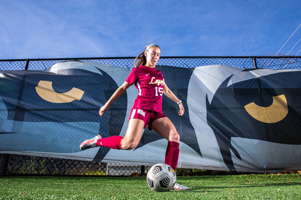 As one of Loyola's most decorated <a href="/RamblersWSOC/">Loyola Women's Soccer</a> players, Abby Swanson still has something she'd like to achieve: a career in nursing. Read her story here: bit.ly/36Ecdqv 
#TheRamblerWay <a href="/LoyolaRambers/">Loyola Rambers Chicago</a> <a href="/LoyolaNursing/">Loyola Nursing</a>