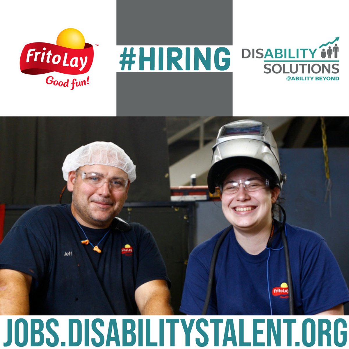 The <a href="/Fritolay/">Frito-Lay</a>/<a href="/DSTalentatWork/">Disability Solutions</a> partnership, Frito ACT, is expanding to Indianapolis, Houston, Phoenix &amp; San Antonio. Want to attend the partner event? Email partner@disabilitytalent.org.
 
Jobs are live on the <a href="/DSRecruitsPWD/">Disability Solutions Career Center</a> go.disabilitytalent.org/Fritotwt