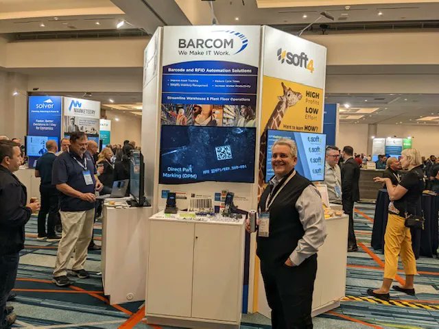 BarcomInc's tweet photo. That's a wrap! Another great #DirectionsNA show in the books. Thanks to all who stopped by our kiosk! #MSNAV #BarcodeAutomation #WeMakeITWork https://t.co/982Ma2ieYA