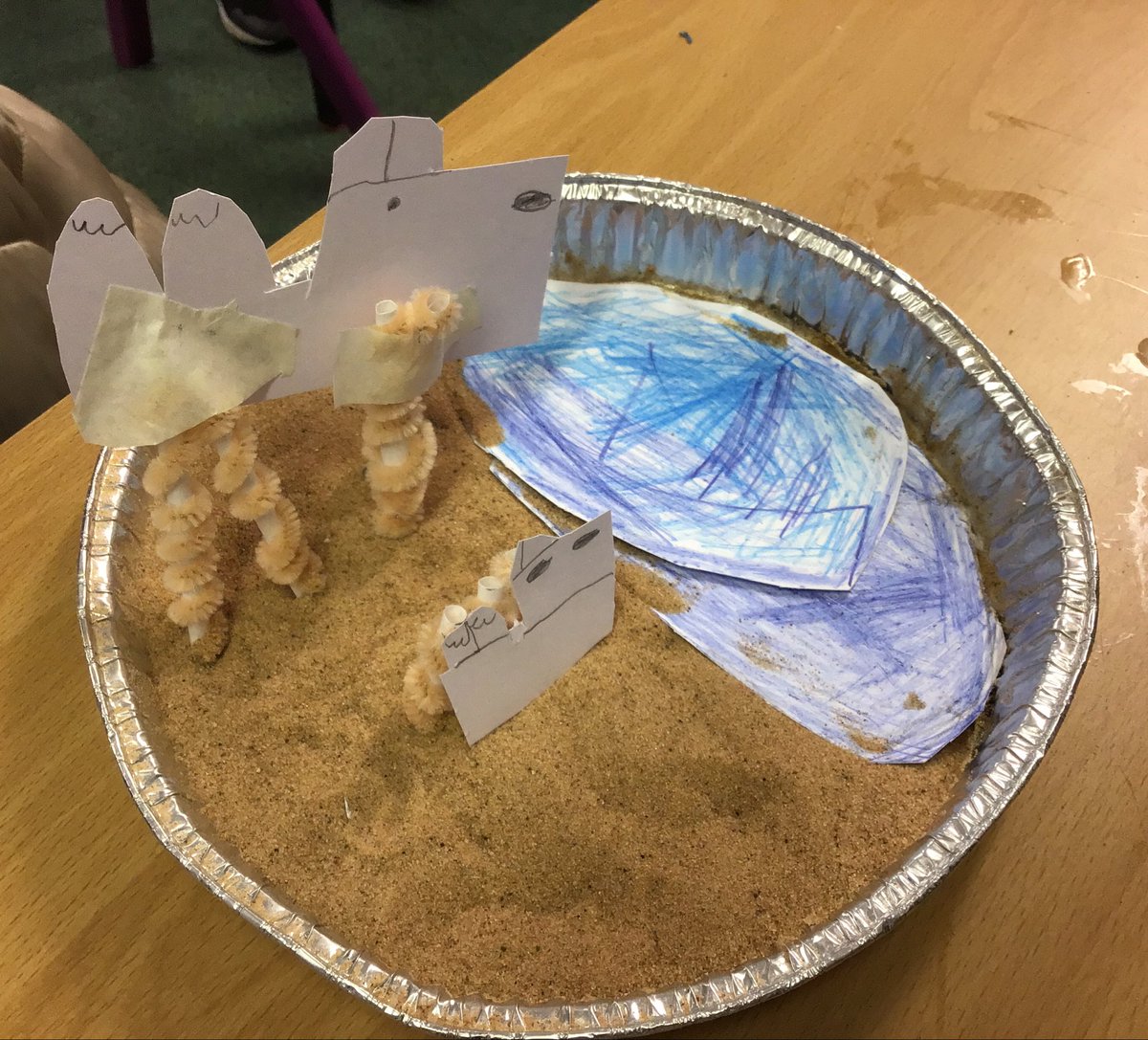 K9_is_my_puppy's tweet photo. As part of our geography learning this afternoon on deserts 🏜 we have been using everything we have learned so far to create model deserts 🌵 including geographical features and living things.
#MDGeography https://t.co/GbxXV5ZJL8