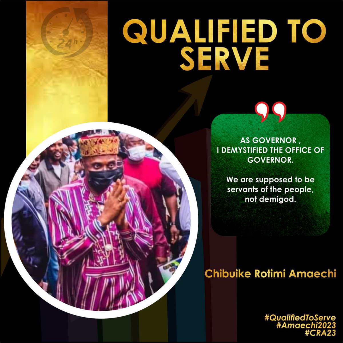 Seldom_creator's tweet photo. @ChibuikeAmaechi will give you a voice, he will accept you, he will build you and he will make you.
A lover of humanity, soft hearted, compassionate politician, democratic figure, a unifier and a patriotic Nigerian.
#QualifiedToServe
#amaechigateRun
#QualifiedToRun https://t.co/HkCxDqqzUi