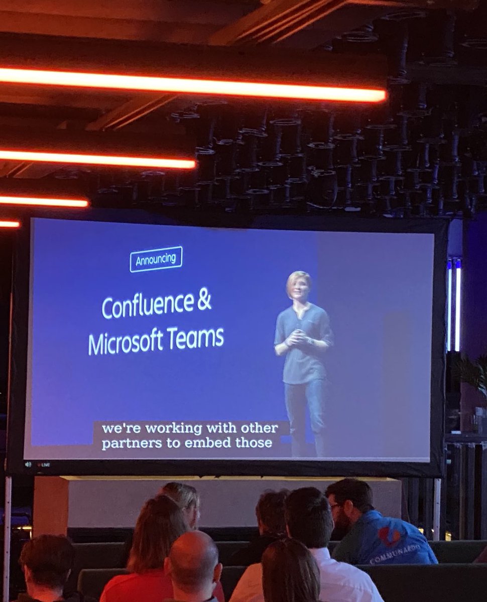 warmdt's tweet photo. #AtlassianTeam22  - @MicrosoftTeams ist getting closer to @Confluence - great news - let’s ramp up a project together - ask us @communardo @aug_bodensee https://t.co/zxXbFQMWXZ