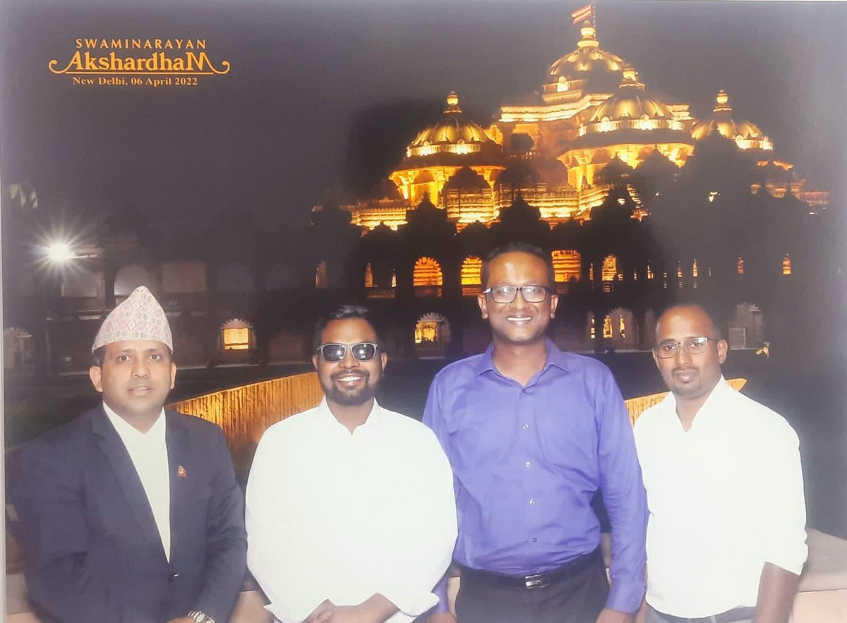 scalsscdelhi's tweet photo. #YLNF2022
@meaindia1 @DelhiAkshardham @scalsscdelhi
Fellows at Akshardham Temple, Delhi. https://t.co/Z4y7G3AcsD