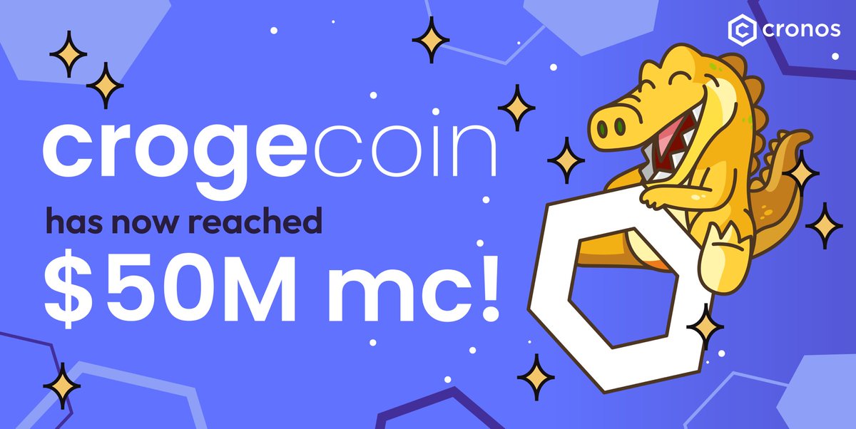 CrogeCoin's tweet photo. @Cryptic_Maestro Croge is the only one! #cro #croge https://t.co/z08FY9lbdk