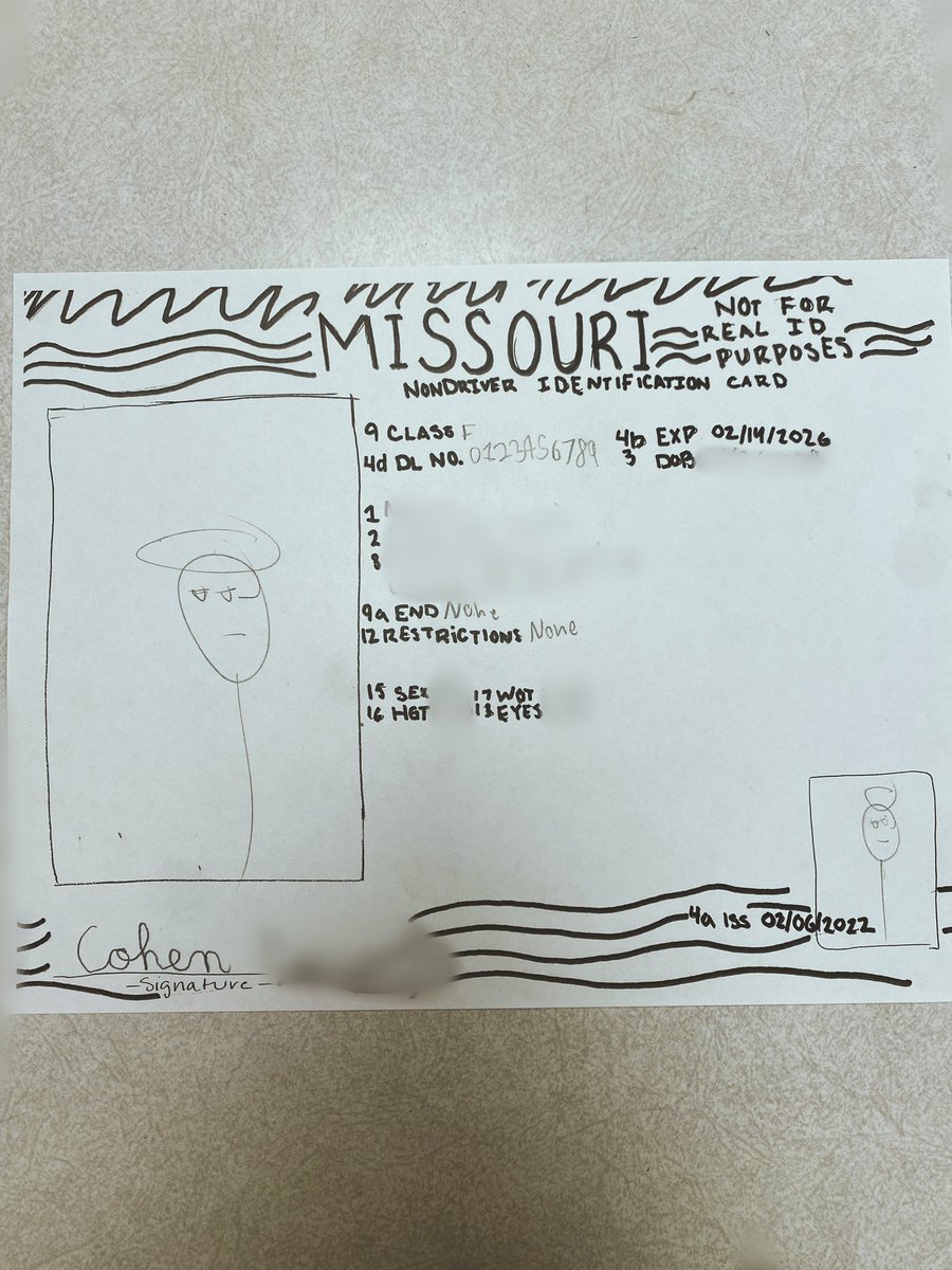 juIiavalera's tweet photo. On Monday I learned that my AVID students didn’t know how to write their signature and I wanted to come up with a fun way for them to learn

So today they got to “experience the DMV” by taking the written driving test and then “getting their license.” Check out these signatures! https://t.co/fZkCgfMBZl