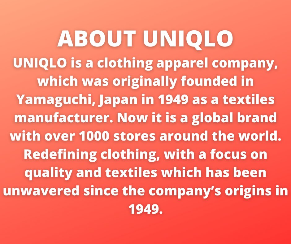 SnehaSoreng1's tweet image. #digiperformprojects #digiperform #uniqlo #uniqloin