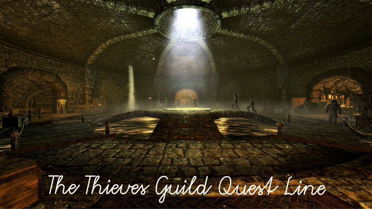 DIZZYOFFICIALLY's tweet photo. The Thieves Guild PART TWO story line is now on YouTube! Along with part one and our other Skyrim group story lines! Be sure to check out our Companions story line and the Dark Brotherhood series! You can also comment below or on the videos which group you’d like to see next! https://t.co/ARhexRZIF3