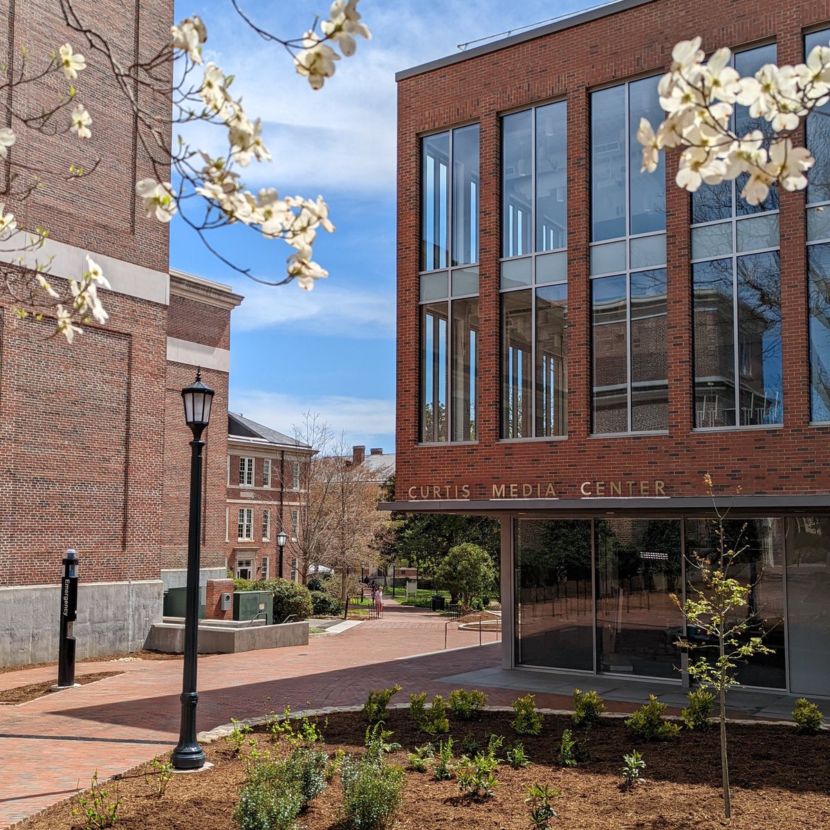 We are celebrating the beautiful new Curtis Media Center all week long! <a href="/UNCHussman/">UNC Hussman School of Journalism and Media</a> Class of 2022, join us this Saturday 11:30am–2:30pm for tours, photos with Rameses (the ram AND the mascot!) and networking opportunities with alumni. See you there! #CelebratingCommunity #GoHeels