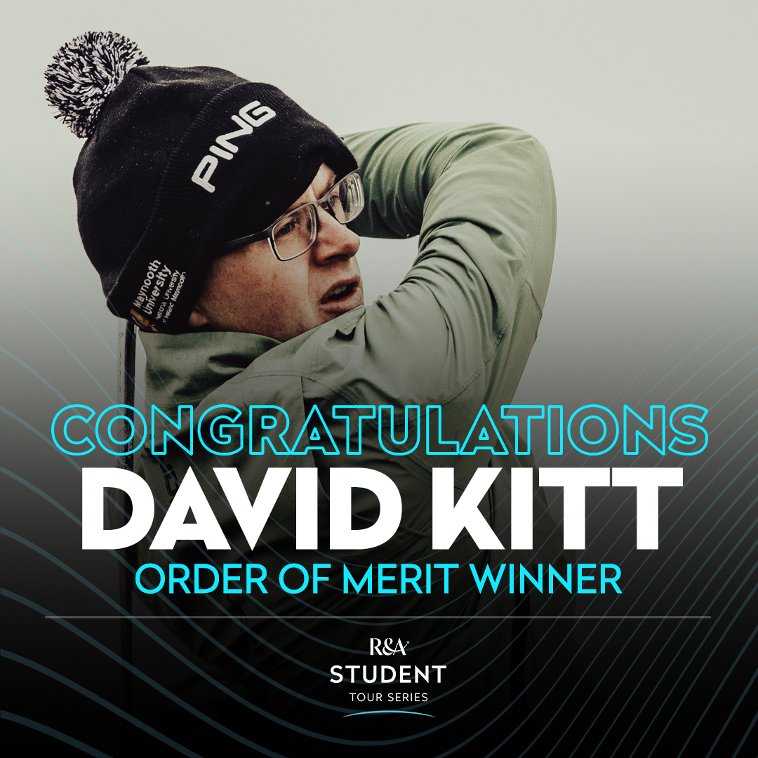 The R&A (@randa) on Twitter photo What a season for David Kitt of <a href="/MaynoothUni/">Maynooth University</a> as he wins our 2022 Student Tour Series Order of Merit 👏 🏆 What a season for David Kitt of <a href="/MaynoothUni/">Maynooth University</a> as he wins our 2022 Student Tour Series Order of Merit 👏 🏆