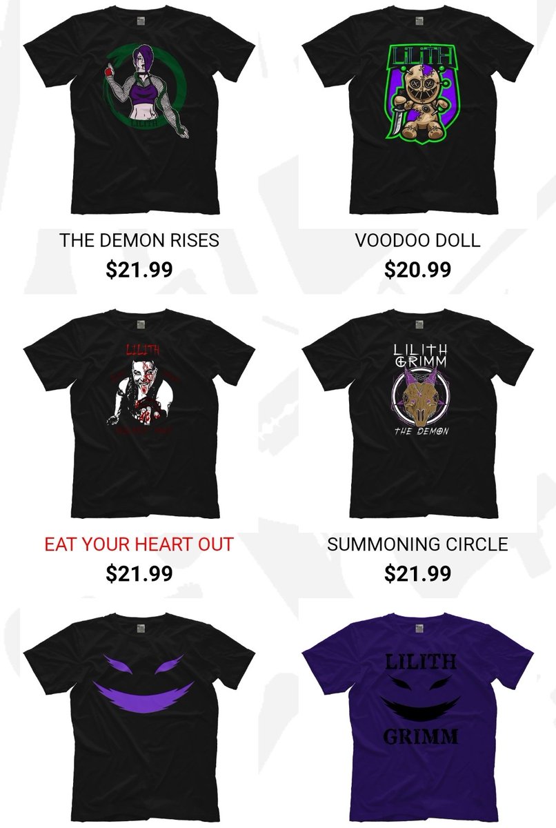 Head on over to PWT for the Spring Fling sale and get some Lilith Grimm merch! 
prowrestlingtees.com/lilithgrimm