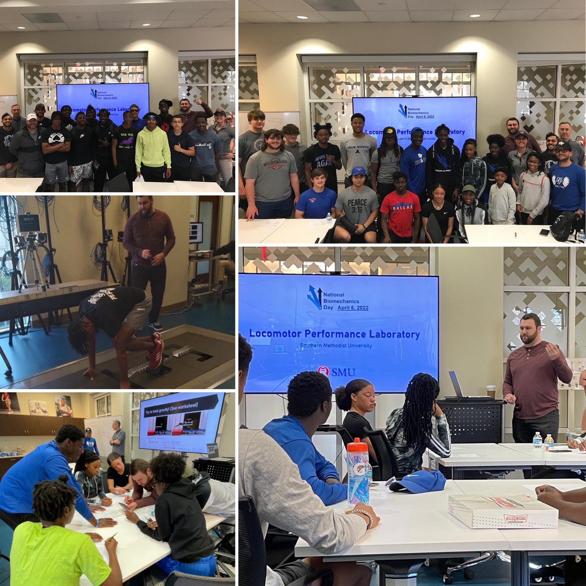 Lance Brooks, Ph.D. (@lancebrooks_phd) on Twitter photo Happy National Biomechanics Day! We had students from three local high schools come to our event where they learned the basics of sprint biomechanics and applied them to block start acceleration during the activity 🏃🏻♂️🔬📝
<a href="/Dr_Weyand/">Peter Weyand</a> <a href="/BiomechanicsDay/">National Biomechanics Day</a> <a href="/SMU_APHM/">SMU Applied Physiology and Health Management</a> <a href="/smusimmons/">SMU Simmons School</a> Happy National Biomechanics Day! We had students from three local high schools come to our event where they learned the basics of sprint biomechanics and applied them to block start acceleration during the activity 🏃🏻♂️🔬📝
<a href="/Dr_Weyand/">Peter Weyand</a> <a href="/BiomechanicsDay/">National Biomechanics Day</a> <a href="/SMU_APHM/">SMU Applied Physiology and Health Management</a> <a href="/smusimmons/">SMU Simmons School</a>