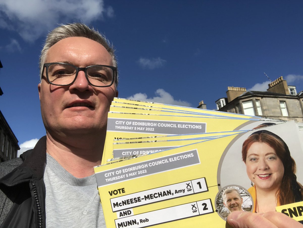 Pablodelmar's tweet photo. Lovely ☀️ afternoon #DeliveringForEdinburgh in #EastClaremont #Broughton #activeSNP 

#VoteSNP 1 &amp; 2 on #5thMay in #LeithWalk
to Re-Elect 🗳 @AMcNeeseMechan &amp; @robm2

🏰 #Edinburgh a                        🇪🇺#European Capital of the future

More welcome 🌈’s found enroute and 🏴󠁧󠁢󠁳󠁣󠁴󠁿 https://t.co/viRtScvB84