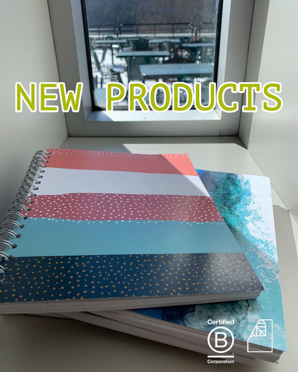 🌿 Our new retail products are made from 100% recycled paper with crisp pages and plenty of space, it is the perfect place to write down intentions, organize plans, or use it as a daily journal. ⁠

⁠✨ Available online at newleafpaper.com! 

#notebooks #recycledpaper #b