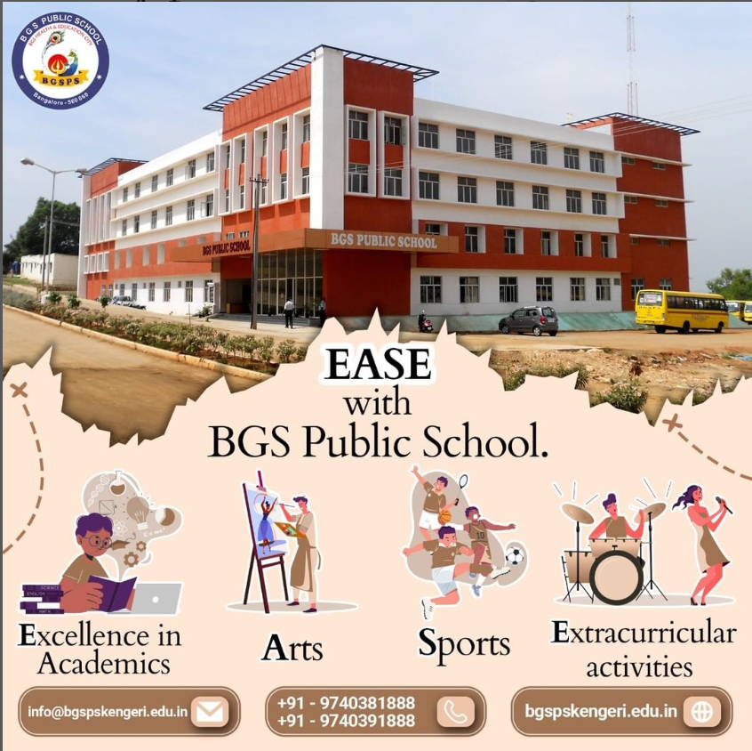 bgspublic's tweet photo. Our motto at BGS Public School is "EASE".

We believe in aiding our students to achieve Excellence in Education.

Train and expose them to various forms of Arts and Sports. 

Encouraging them with different extracurricular activities. https://t.co/cKcieMMmMt