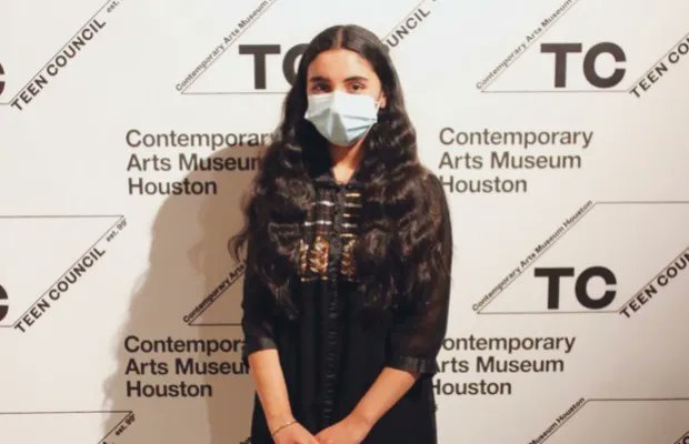 buzzmagazines's tweet photo. @CarnegieRhinos junior Manasi Saxena showcased her designs at @camhouston's Teen Council’s Annual Fashion Show. #buzzkidz https://t.co/7fdYVzb2Sy https://t.co/wbU4CKL8Gy
