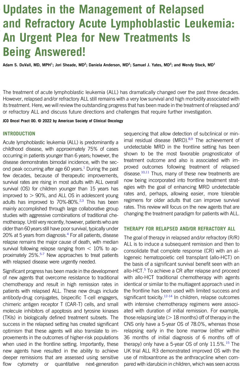 University of Chicago Hem/Onc Fellows (@uchemoncfellows) on Twitter photo Congratulations to Dr. <a href="/AyaOncologist/">Adam DuVall MD, MPH</a>, our fellow Dr. Sheade, and Dr. Stock on their new manuscript in <a href="/JCOOP_ASCO/">JCO Oncology Practice</a>. #AYA #leusm
ascopubs.org/doi/full/10.12… Congratulations to Dr. <a href="/AyaOncologist/">Adam DuVall MD, MPH</a>, our fellow Dr. Sheade, and Dr. Stock on their new manuscript in <a href="/JCOOP_ASCO/">JCO Oncology Practice</a>. #AYA #leusm
ascopubs.org/doi/full/10.12…