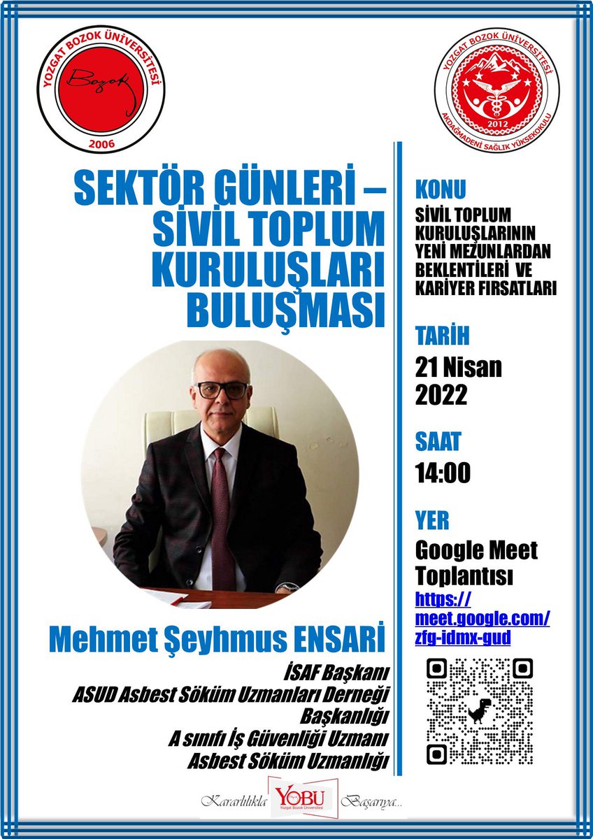 İş Sağlığı ve Güvenliği Dernekleri Federasyonu (@isafisg) on Twitter photo İSAF Başkanımız <a href="/EnsariSeyhmus/">Mehmet Şeyhmus ENSARİ</a>
21.04.2022 günü Bozok Üniversitesi Öğrencileri ile buluşacaktır. Organizasyon için #yozgat <a href="/bozokedutr/">Yozgat Bozok Üniversitesi (YOBÜ)</a> teşekkür ederiz. <a href="/physonerozen/">Dr. Soner Özen</a> <a href="/isgkulturu/">Güvenlik Kültürü</a> #safety #SafetyFirst #isg #isgkültürüyeniden İSAF Başkanımız <a href="/EnsariSeyhmus/">Mehmet Şeyhmus ENSARİ</a>
21.04.2022 günü Bozok Üniversitesi Öğrencileri ile buluşacaktır. Organizasyon için #yozgat <a href="/bozokedutr/">Yozgat Bozok Üniversitesi (YOBÜ)</a> teşekkür ederiz. <a href="/physonerozen/">Dr. Soner Özen</a> <a href="/isgkulturu/">Güvenlik Kültürü</a> #safety #SafetyFirst #isg #isgkültürüyeniden