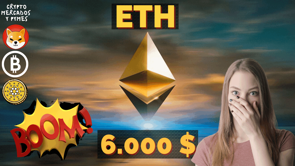 Crypto_Mercados's tweet photo. 💥¡¡ URGENTE!! 💥ETH A MÁS DE 6.000 $ SEGÚN BLOOMBERG INTELLIGENCE . VIDEO: https://t.co/1CBaGkNoKz #bitcoin #btc #ethereum #crypto #shib #shiba #shibcoin #shibarmy #solana #cardano  #cryptonews #xrp #ripple #matic #polygon #metaverse #nfts #babydoge #ADA #terraluna #fantom #BNB https://t.co/1oIx1tqpJr