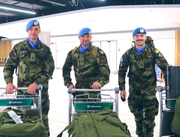 A safe return for The 64th Inf Gp under the command of Lt Col J. O’Shea - Welcomed Home this-morning by @goc_dftc ☘️ #strengthenthenation #DFTC #UNDOF